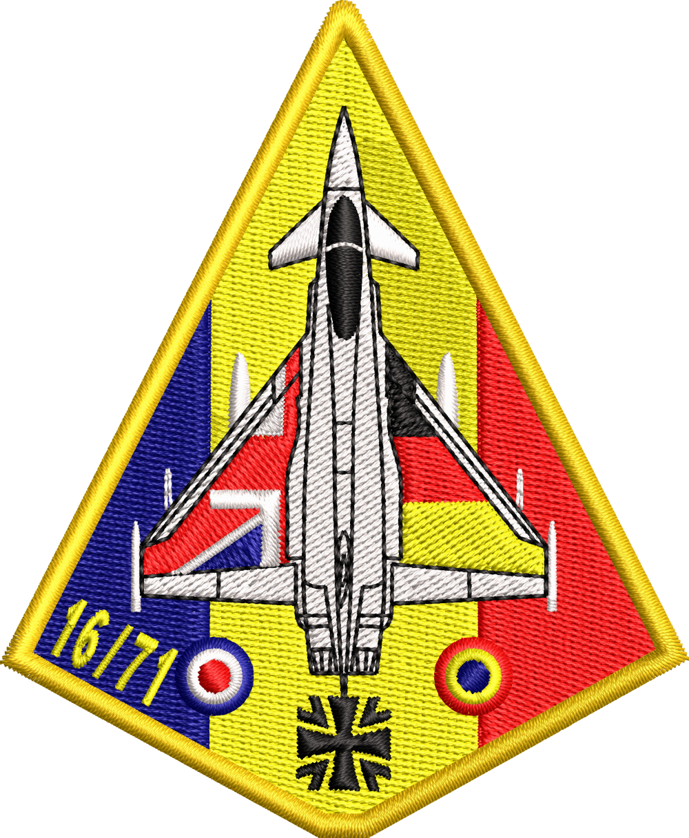 EMBLEMA F-16 EUROFIGHTER ESCADRILA 71 RICHTOFEN